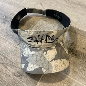 Salt Life Signature Performance Visor Gray Camo Outdoor Boating Beach